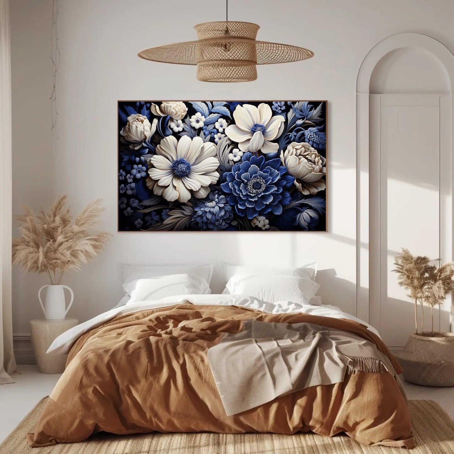 Abstract Floral Expression Wall Art