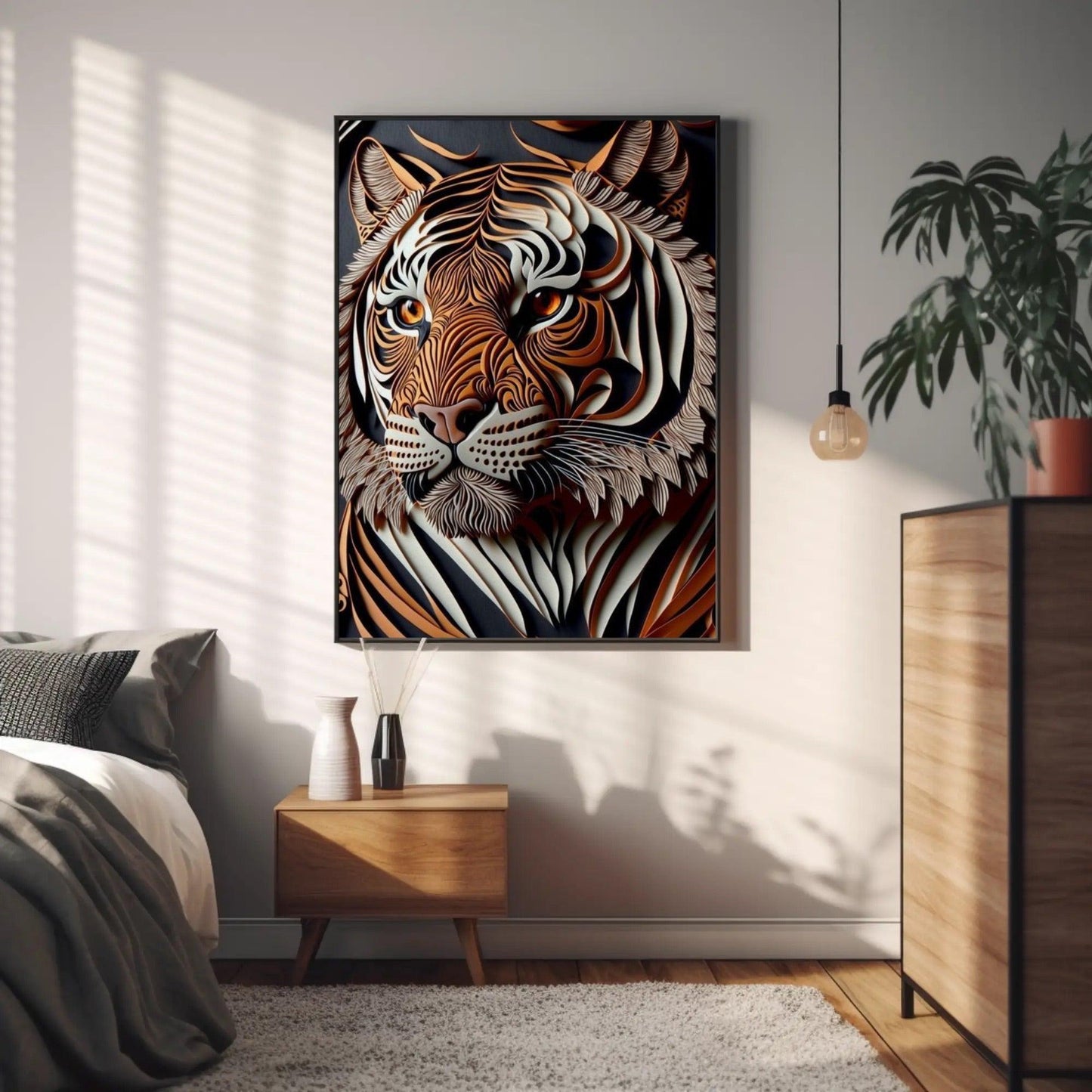 Bold Tiger Wall Art