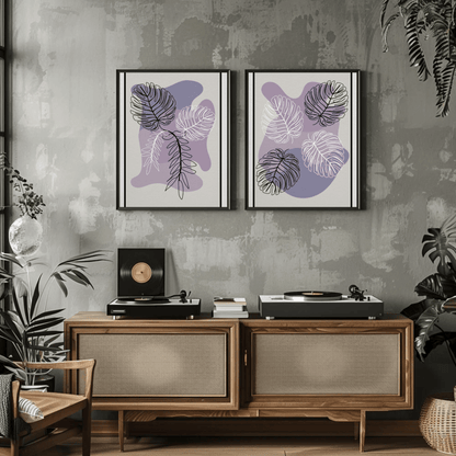 Vintage Bohemian Floral Wall Art