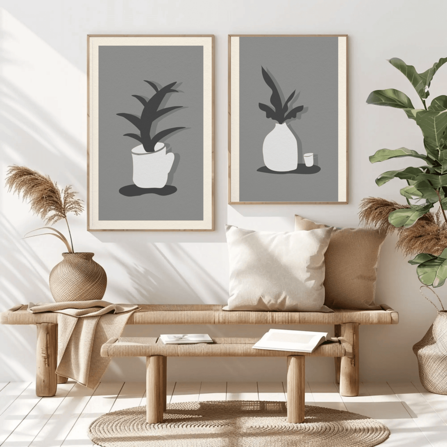 Botanical Garden Bliss Wall Art- Set of 2