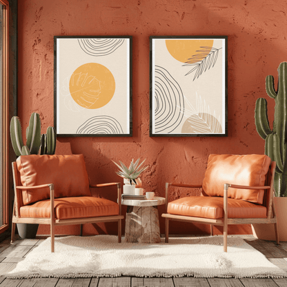 Radiant Bohemian Sunset Wall Art