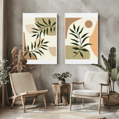 Vibrant Bohemian Abstract Wall Art