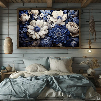 Abstract Floral Expression Wall Art