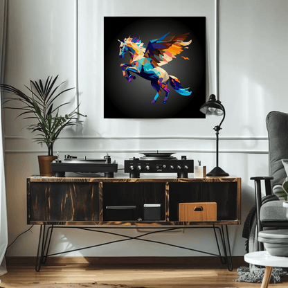 Vibrant Pegasus Wall Art