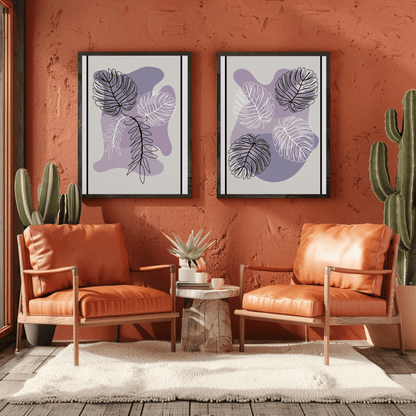 Vintage Bohemian Floral Wall Art