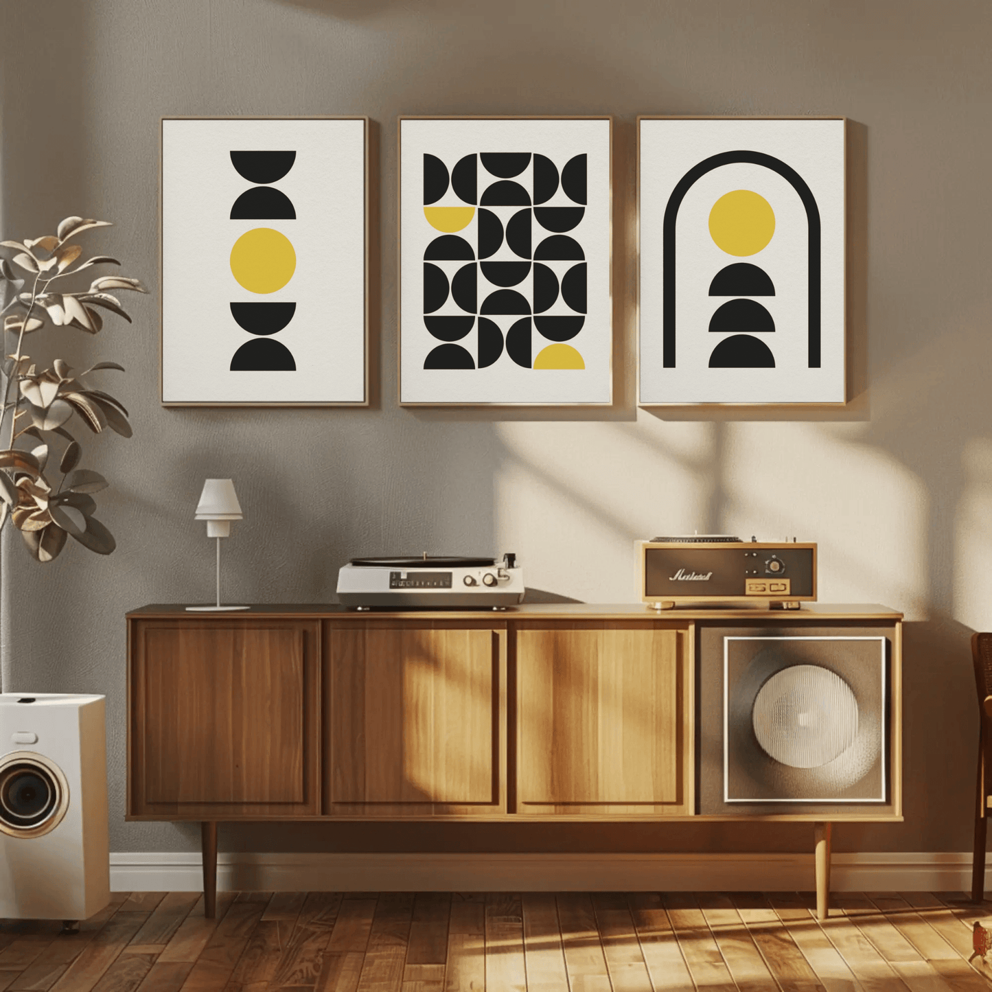 Boheme - Boho Abstract Shapes Minimal Abstract Wall Art