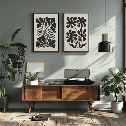 Leafy Retreat Botanical Wall Decor- Set of 2