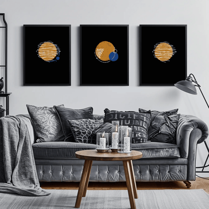 Geometrik - Minimal Geometric Abstract Wall Art