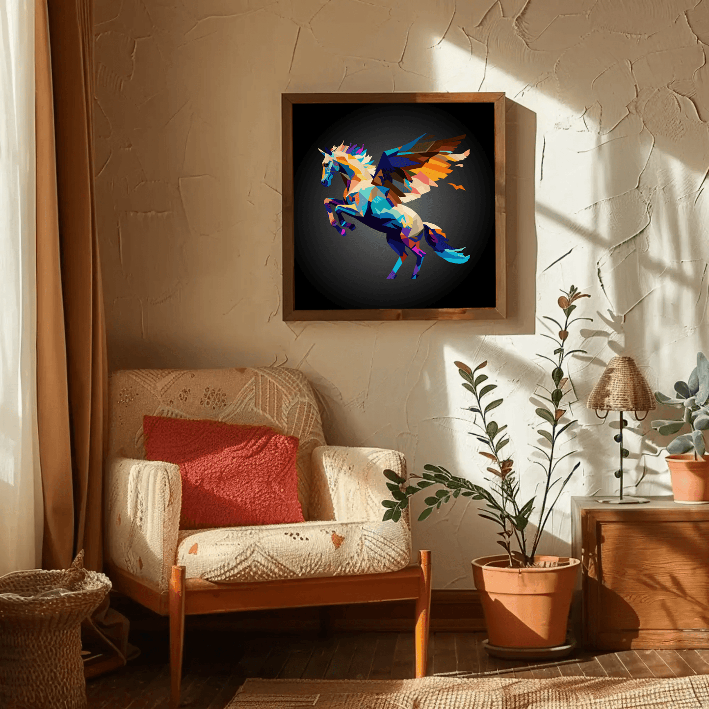 Vibrant Pegasus Wall Art