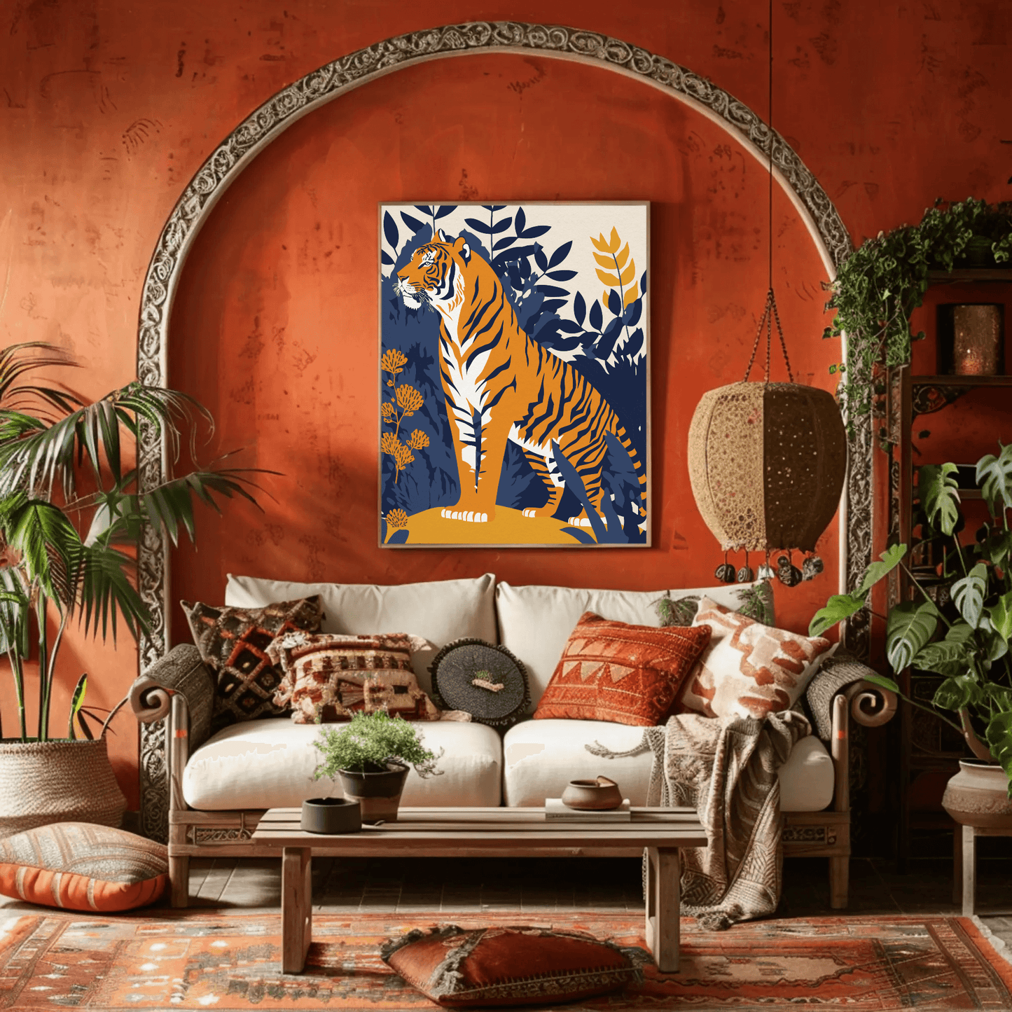 Bold Regal Tiger Wall Art