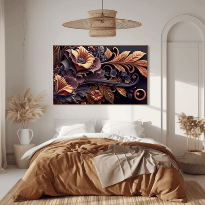 Abstract Garden Blooms Wall Art