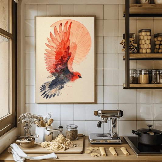 Soaring Elegance Bird Wall Art