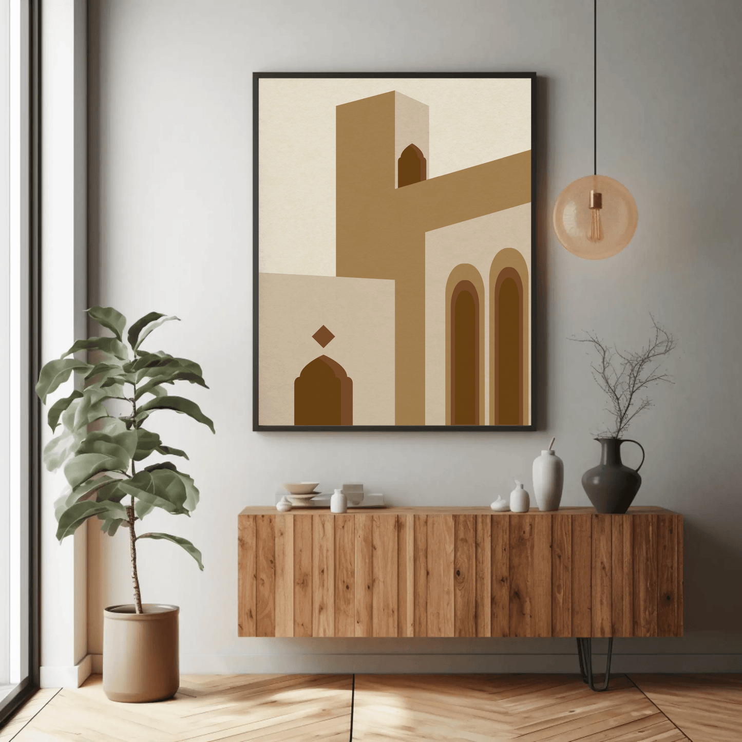 Modern Skyscraper Architecture Wall Art