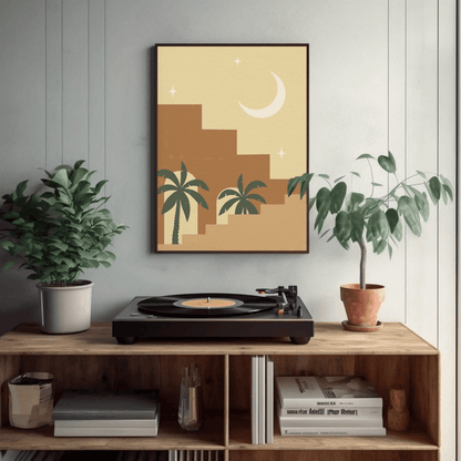 Modern Desert Architecture Wall Art