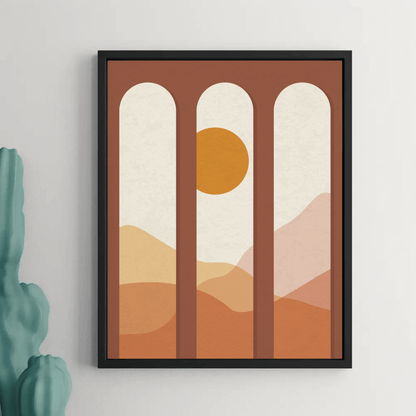 Desert Sand Dunes Landscape Wall Art