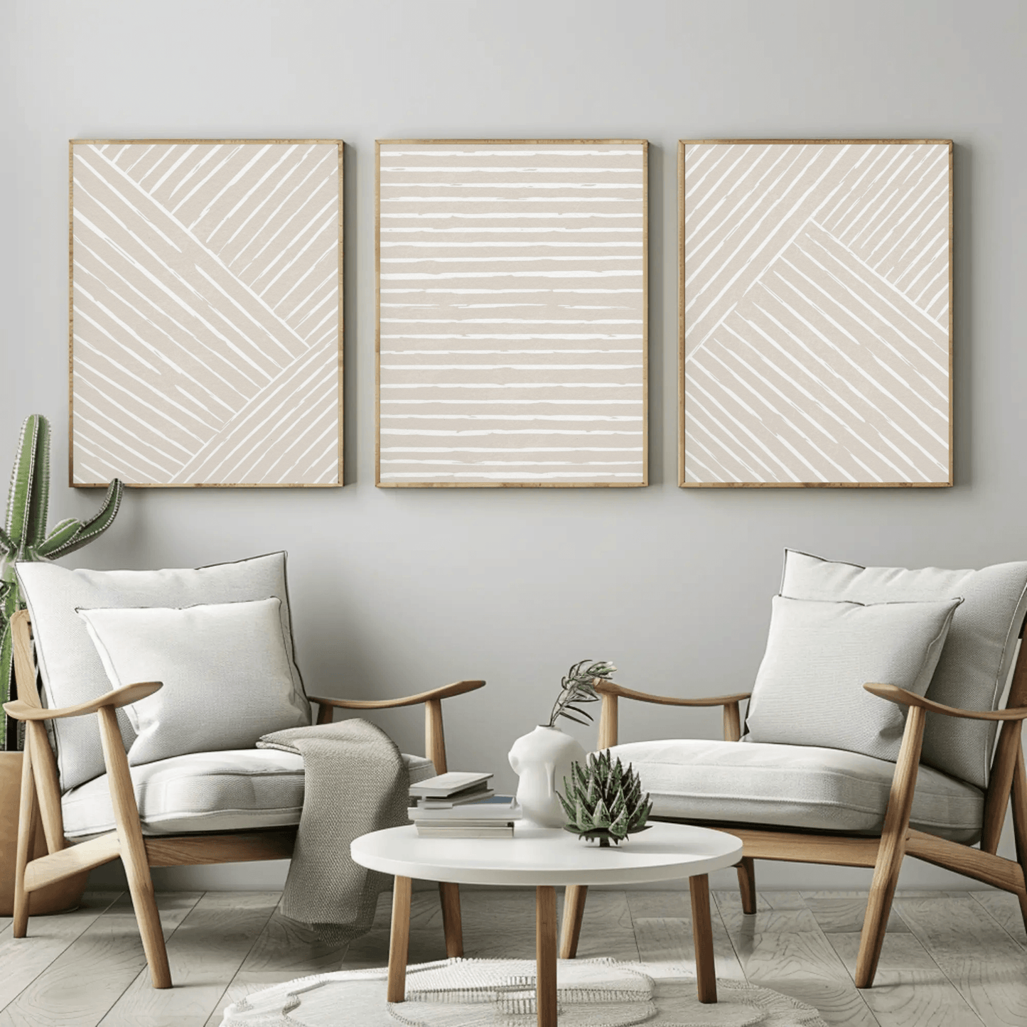 Epure - Lines Minimalist Monotone Abstract Wall Art