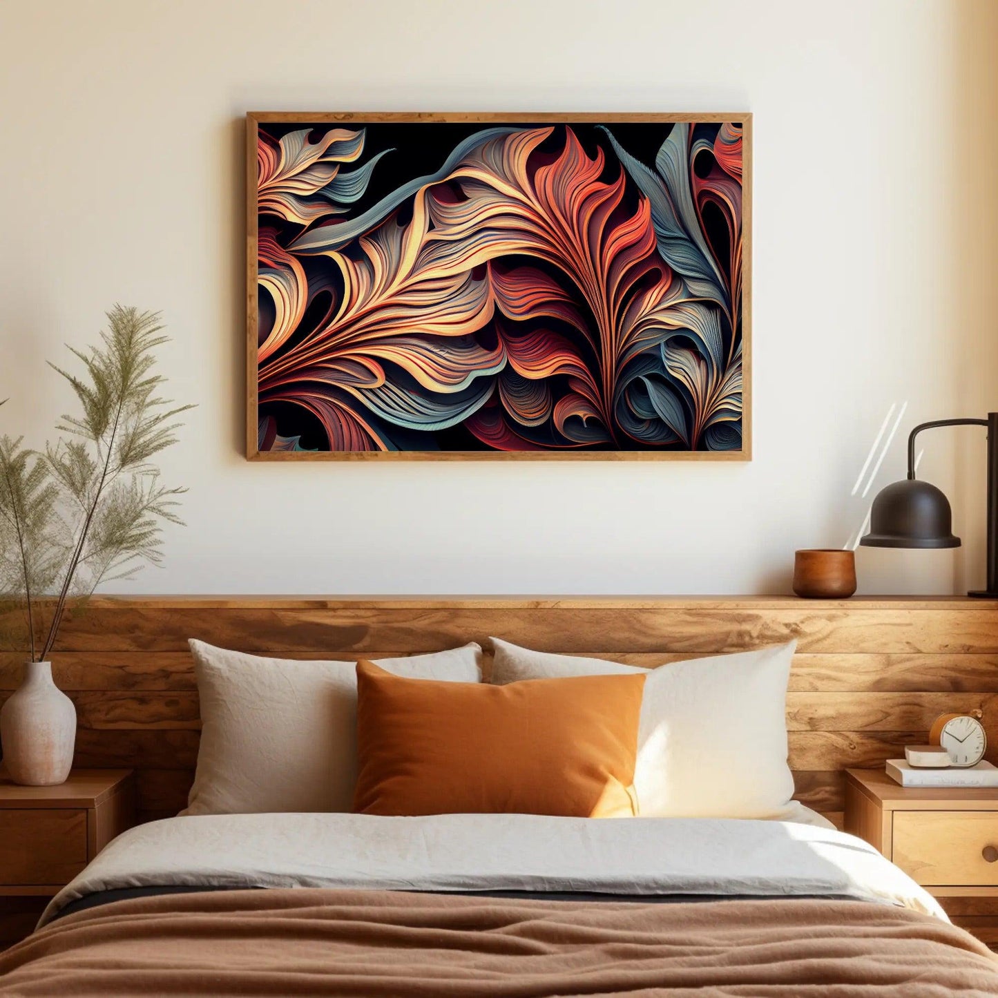 Blooming Abstraction Wall Art