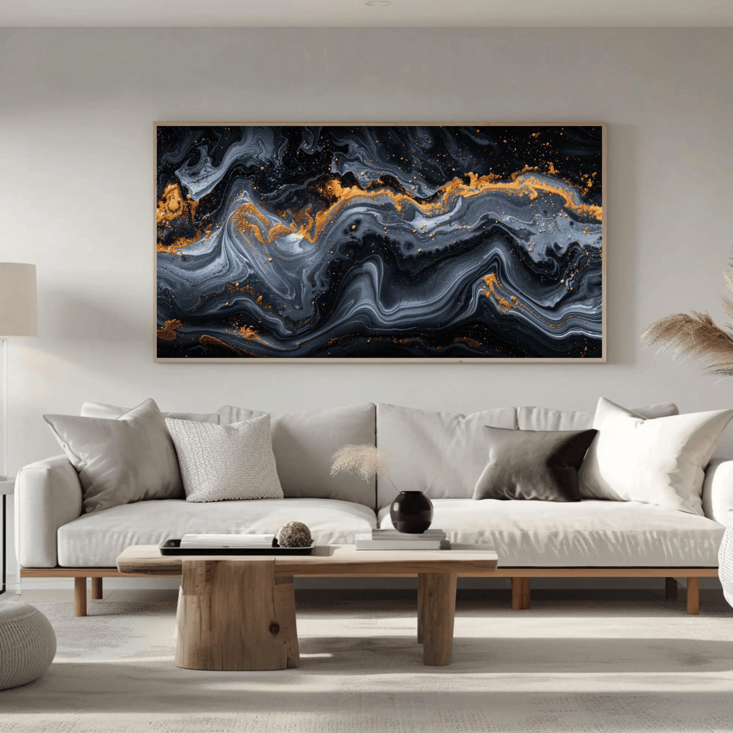 Abstract Curves Wall Art