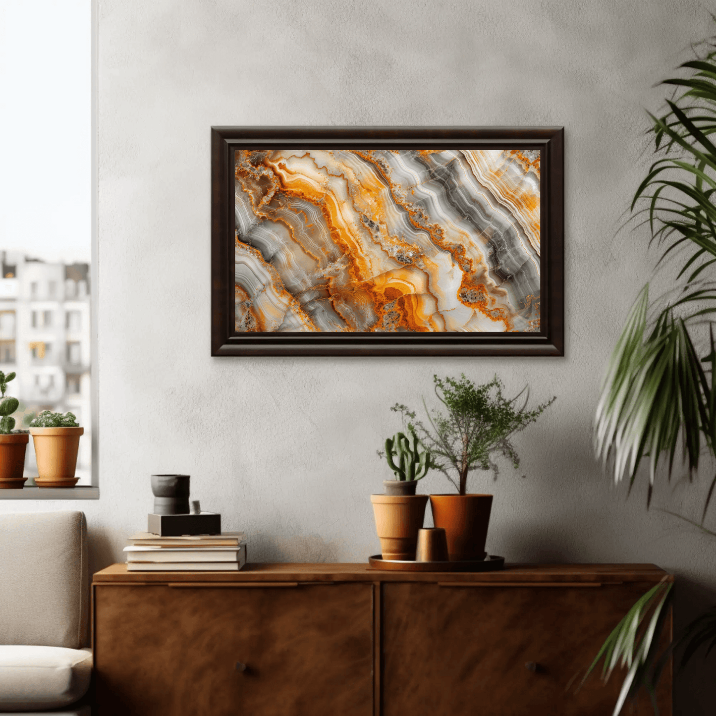 Elegant Marble Texture Wall Art