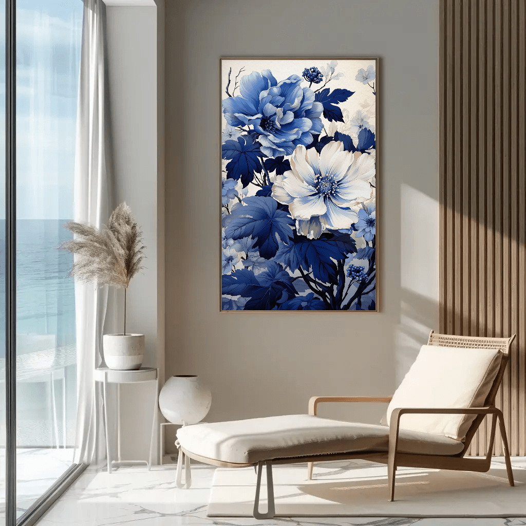 Floral Symphony Abstract Wall Art