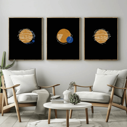 Geometrik - Minimal Geometric Abstract Wall Art