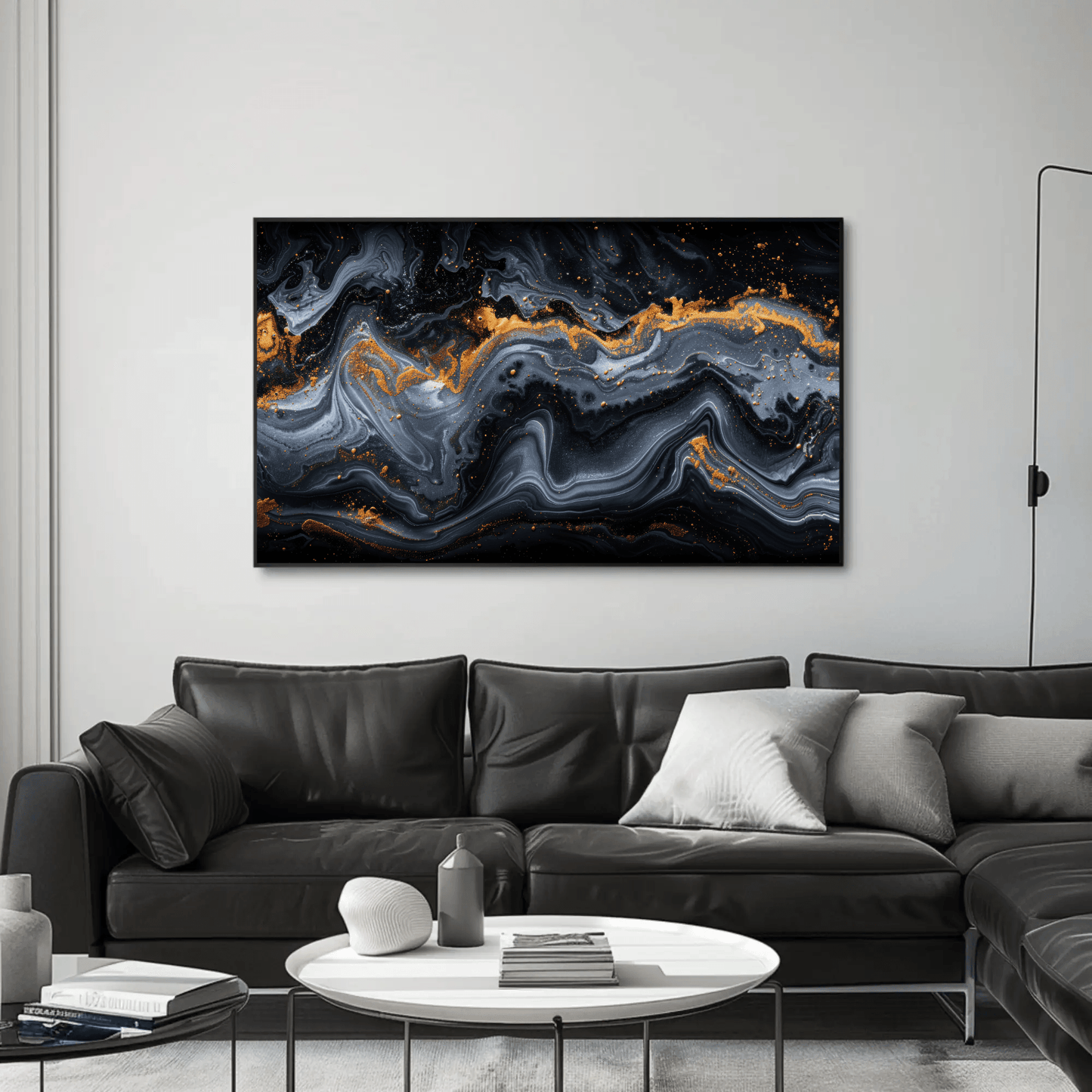 Abstract Curves Wall Art