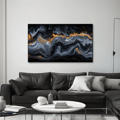 Abstract Curves Wall Art