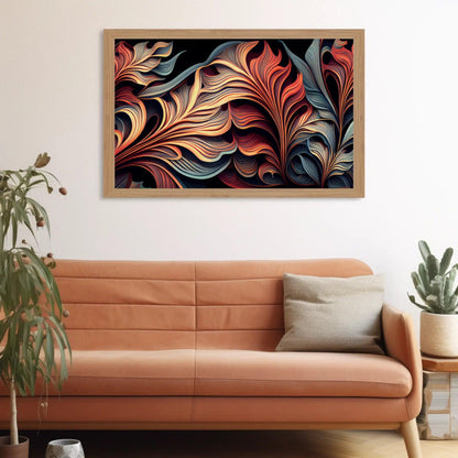 Blooming Abstraction Wall Art