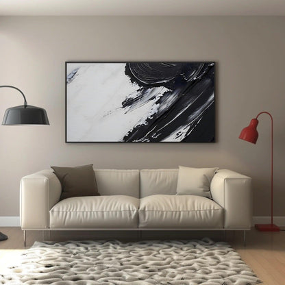 Abstract Brushwork Wall Art