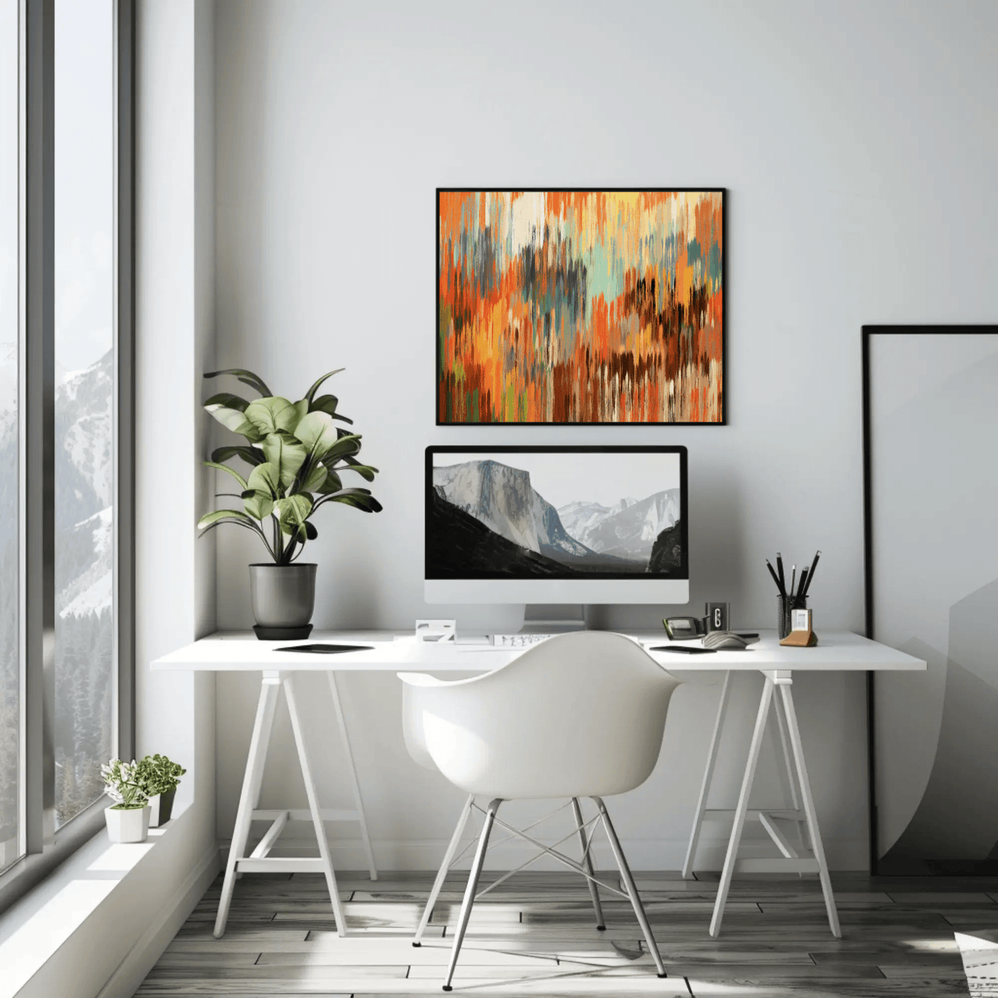 Abstract Contrasts Wall Art