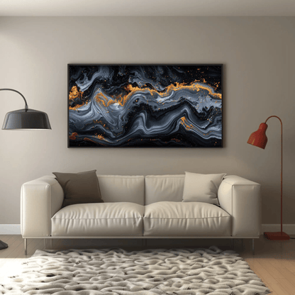 Abstract Curves Wall Art