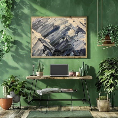 Dynamic Brushstrokes Wall Art