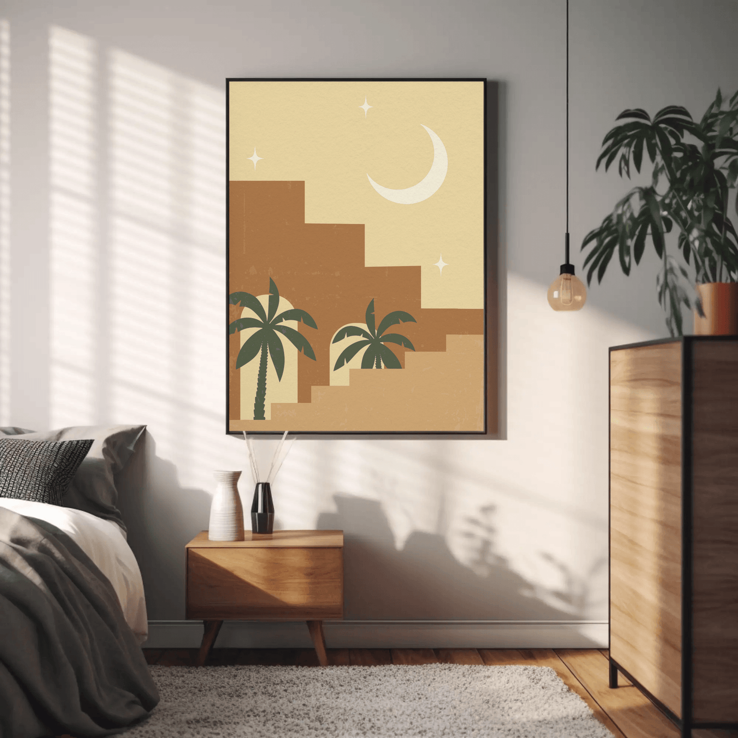 Modern Desert Architecture Wall Art