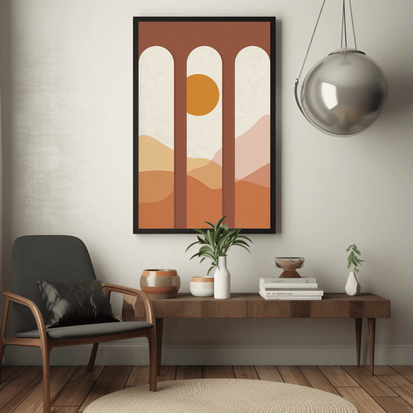 Desert Sand Dunes Landscape Wall Art