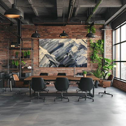 Dynamic Brushstrokes Wall Art