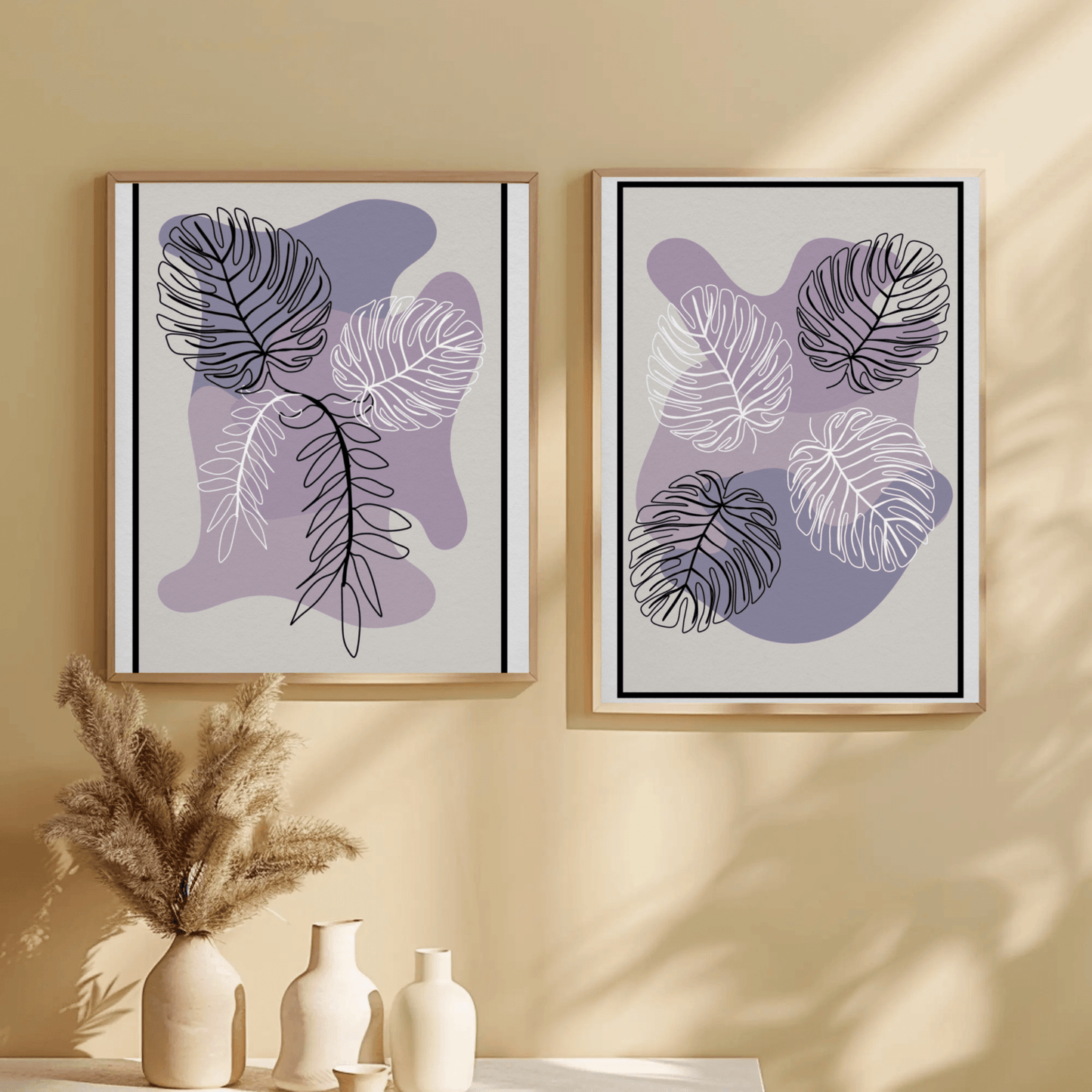 Mystical Boho Feather Wall Art