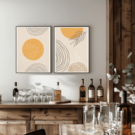 Radiant Bohemian Sunset Wall Art