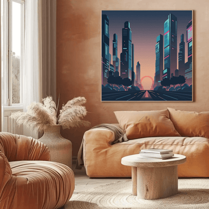 Majestic Cityscape Architecture Wall Art