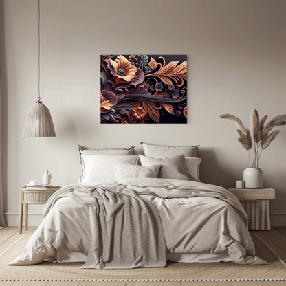 Abstract Garden Blooms Wall Art