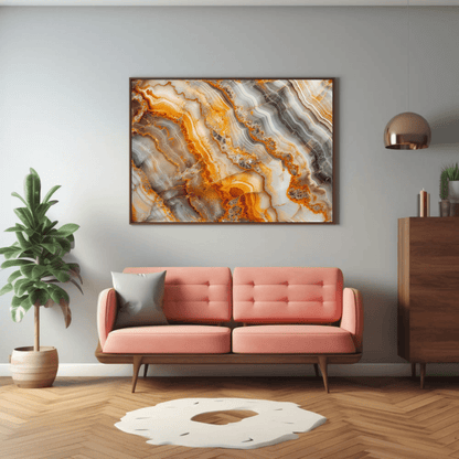 Elegant Marble Texture Wall Art