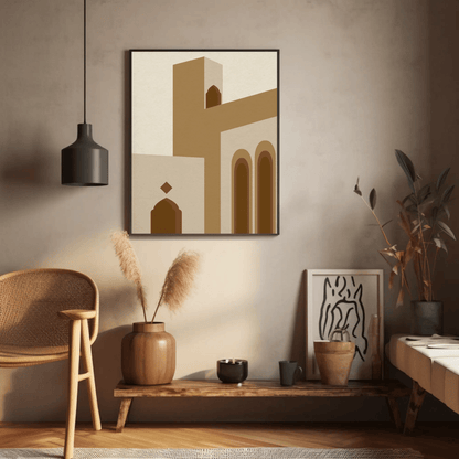 Modern Skyscraper Architecture Wall Art