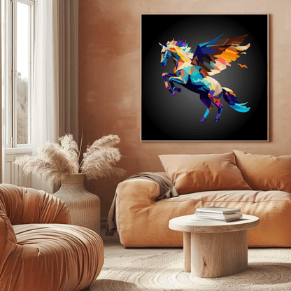 Vibrant Pegasus Wall Art