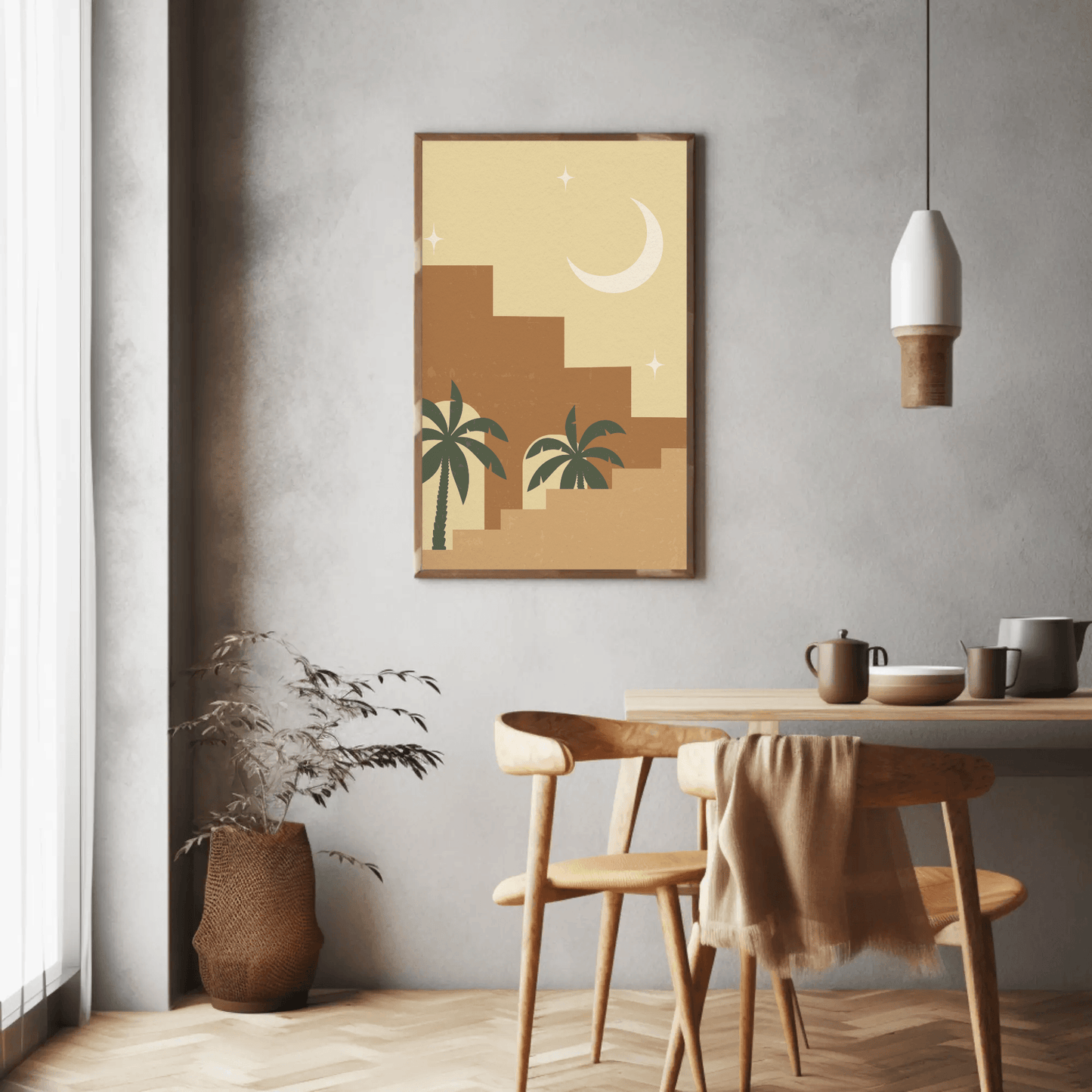 Modern Desert Architecture Wall Art