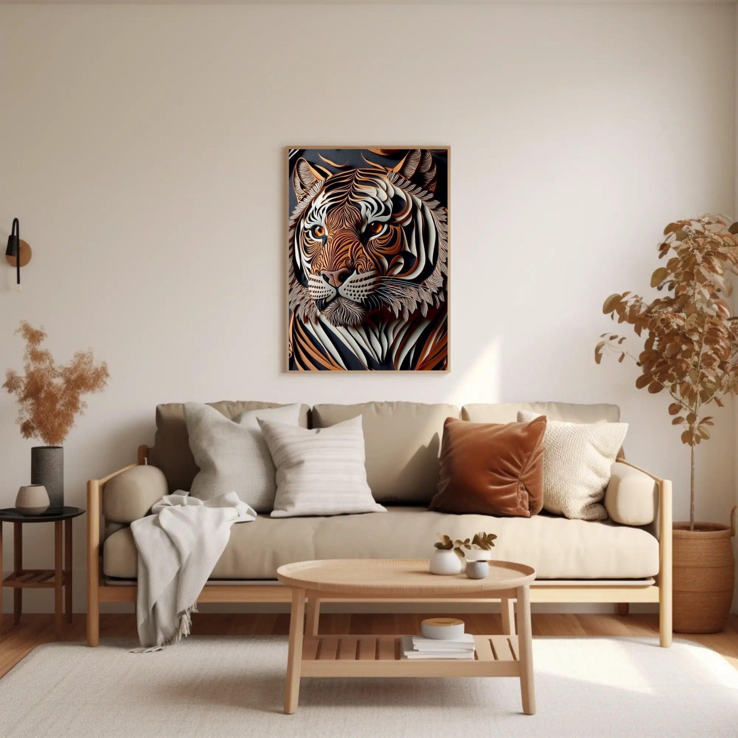 Bold Tiger Wall Art