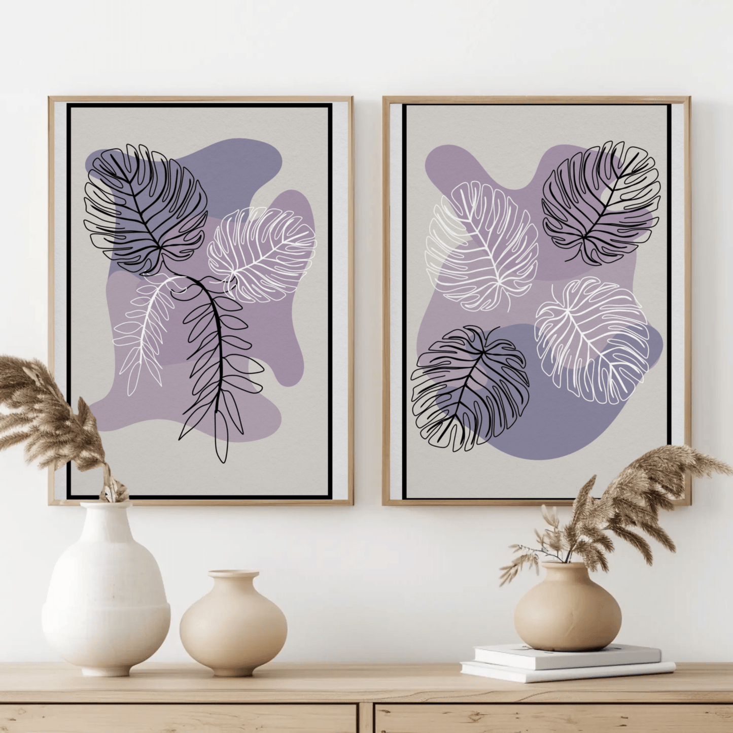 Mystical Boho Feather Wall Art