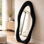 3 ft/ 36x17 in / Black Suede Velvet