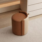 Brown Beige Leatherette