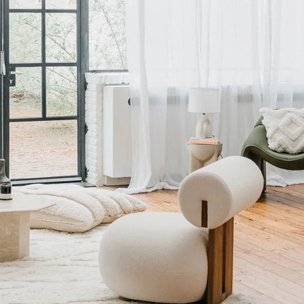 Siya Modern Unique Accent Chair with Backrest – Nordic Living Room Furniture