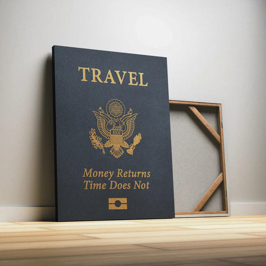 Passport Travel Canvas Wall Art - Uber Decor