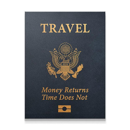 Passport Travel Canvas Wall Art - Uber Decor